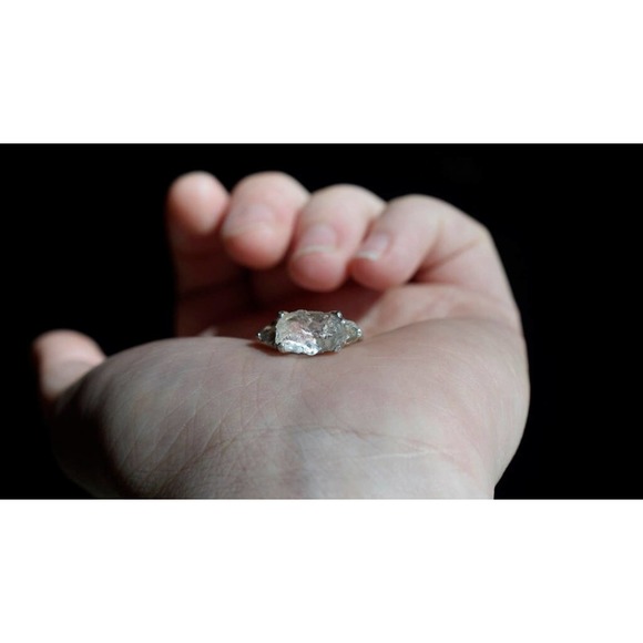 Alternative engagement rings, raw stone rings, size 5 6 7 8 9 10 11 - Picture 2 of 8